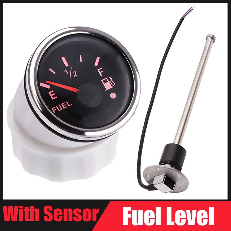 Brandstofniveausensor 0-190ohm 150 200 250 300Mm Olie Tank Niveau Sensoren 52Mm Voertuigen Brandstof Niveau Meters Voor auto Boot Motorfiets