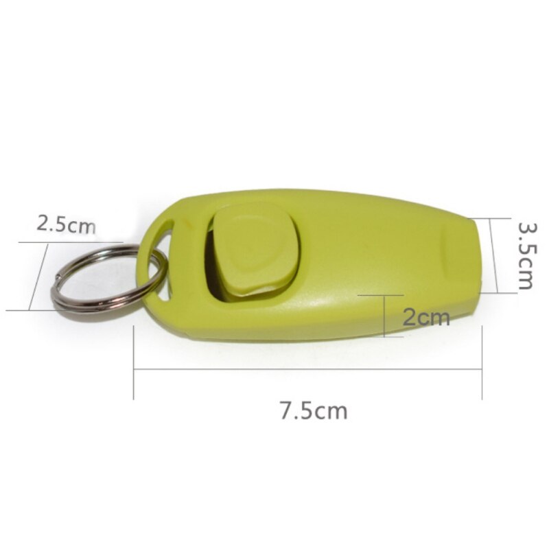 Pet Dog Cat Puppy Click Training Clicker Interactive Obedience Aid Whistle