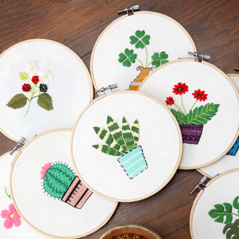 Kits de matériel de broderie, bricolage, poinçon d&#39;aiguille, Kit de broderie artisanale, point de croix, bricolage, tricot, accessoires de couture,