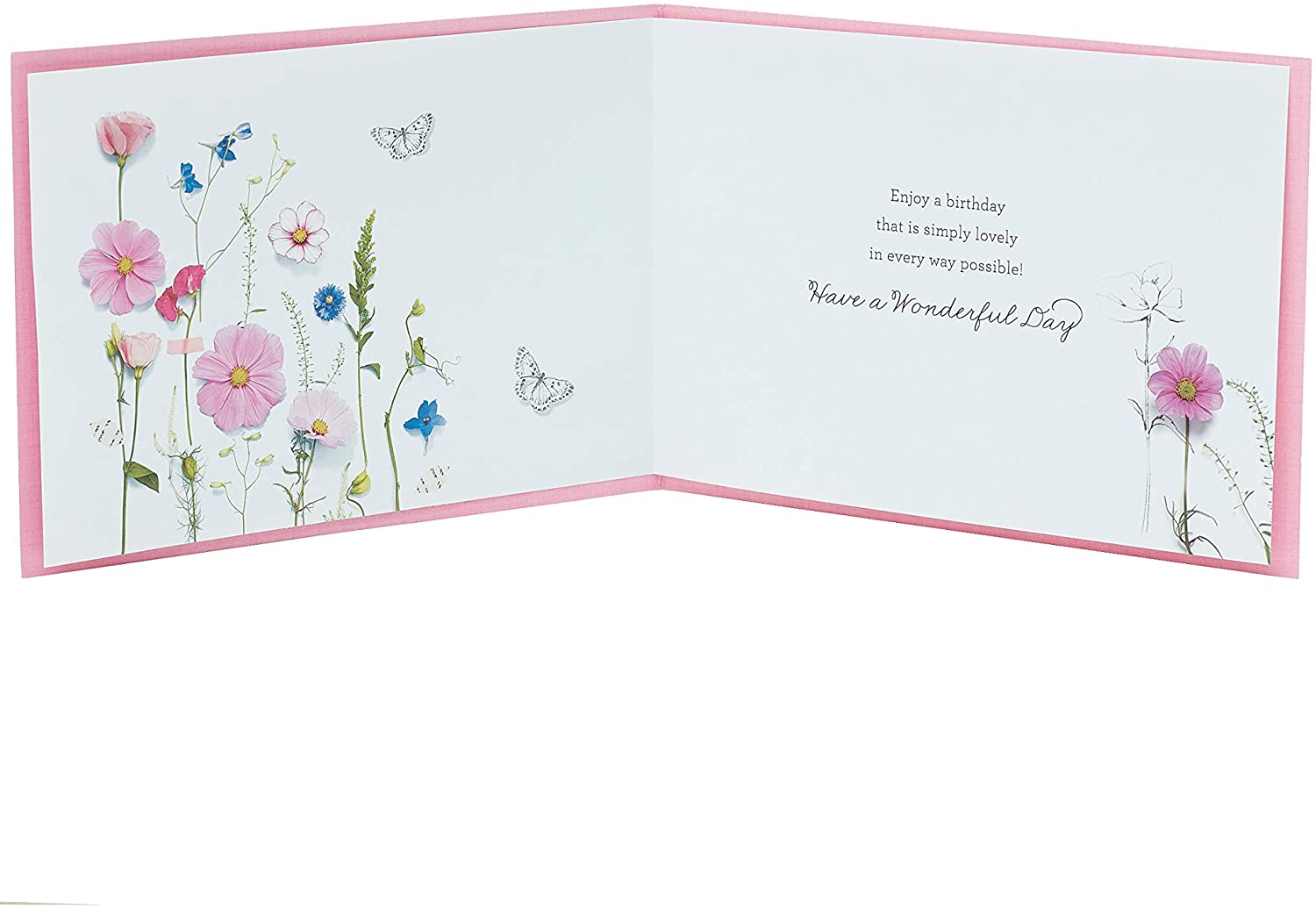 Birthday Card for Her - Friend Birthday Card - Beautiful Floral Card size: 178mm x 127mm