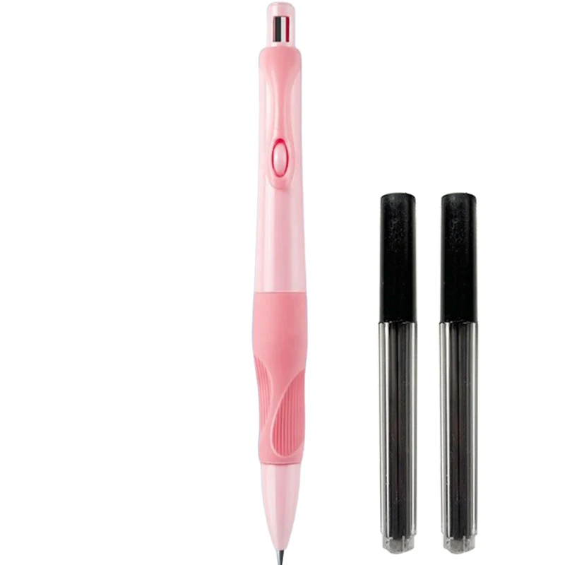 2mm mekaniska pennor med vässare snickare ritning hb blyertsteckning skrivande estetik brevpapper kontor skolmaterial: Lila