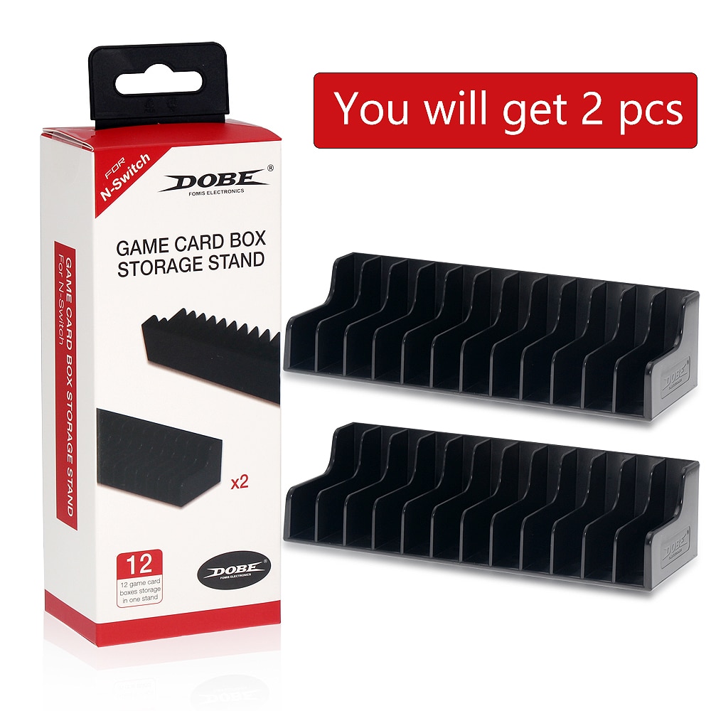 2 Stks/partij Game Card Box Opslag Stand Cd Disk Holder Ondersteuning Voor Nintendo Nintend Schakelaar Ns Voor 24 Stuks Cd schijven Of Kaarthouders