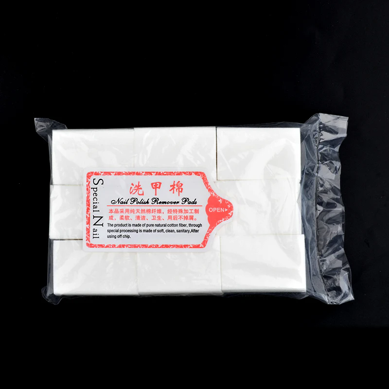 400/600 unids/pack herramientas sólidas y duraderas para uñas Gel de manicura almohadillas quitaesmalte toallitas sin pelusa 100% envolturas de servilletas de algodón