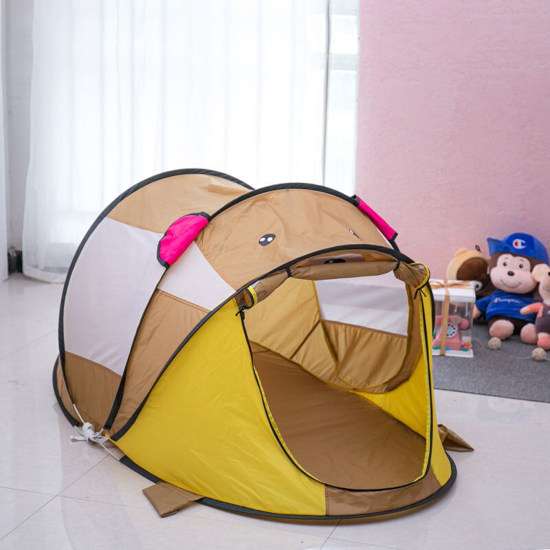 Baby Speelgoed Tent Vouwen Prins Prinses Tent Kinderen Kasteel Speelhuis Kid Outdoor Strand Rits Tent: D