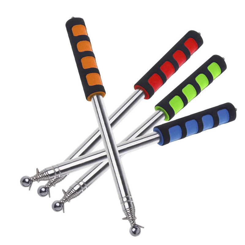 Brand 2M/2.5 Meter Outdoor Vlaggenmast Rvs Telescopische Vlag Pole Voor Leraren Onderwijs Pointer Gids banner