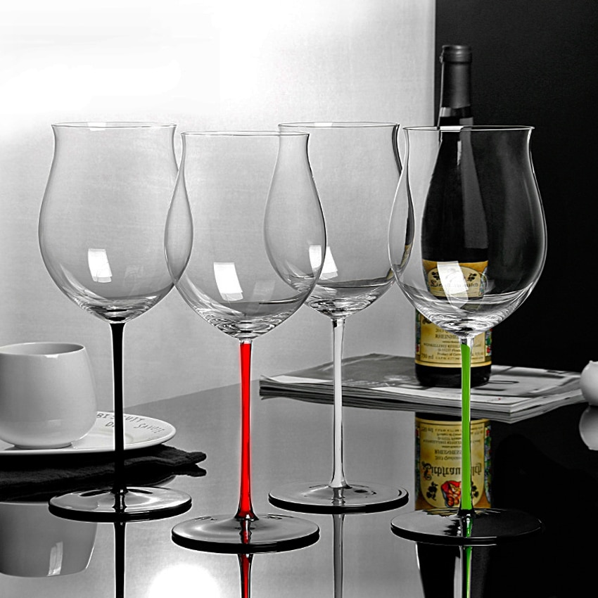 Luxe Kristal wijn bril Beker glazen beker drinken glazen Bar Hotel party thuis Drinkware mode bruiloft accessoire