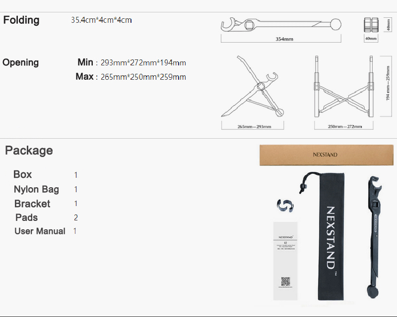 K2 Laptop Stand Opvouwbare Draagbare Verstelbare Laptop Lapdesk kantoor lapdesk ergonomische notebook stand