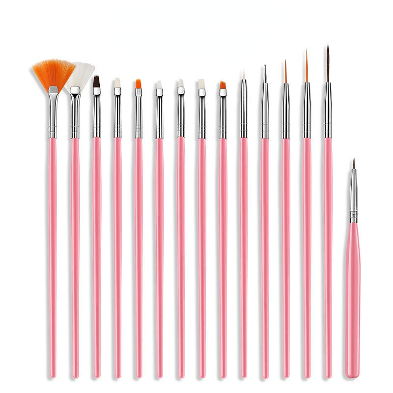 Cake Decorating Tools Baking Accessories Multifunction Icing Pastry Brushes Fondant Cake Painting Brush Nail: pink