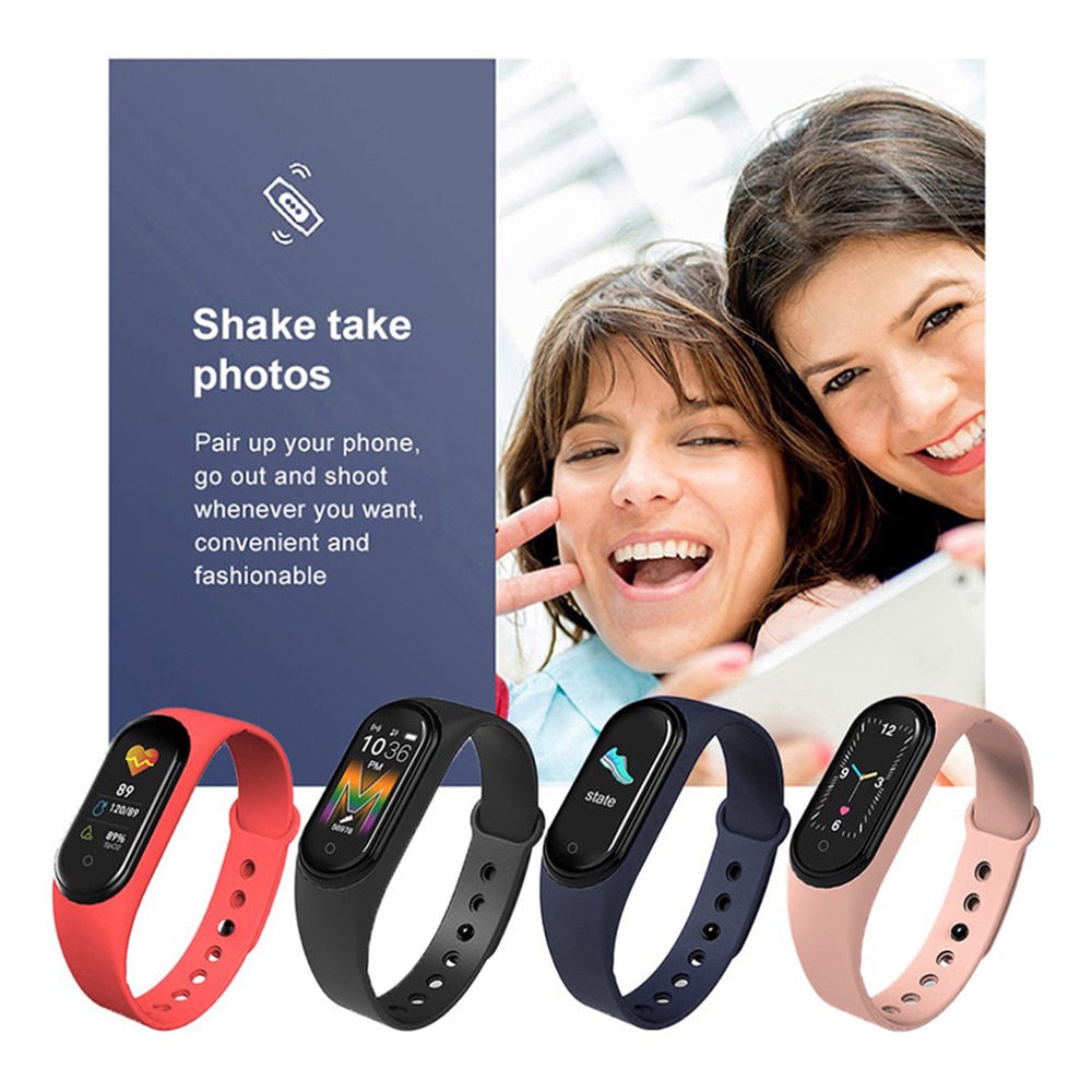 M5 Smart Band Armband IP67 Waterdichte Smarthwatch Bloeddruk Fitness Tracker Smartband Fitness Polsbandjes