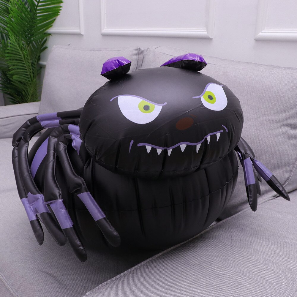 1pc Inflatable Spider Funny PVC Inflatable Decor Spider Balloon for Haunted House Shopping Mall Bar
