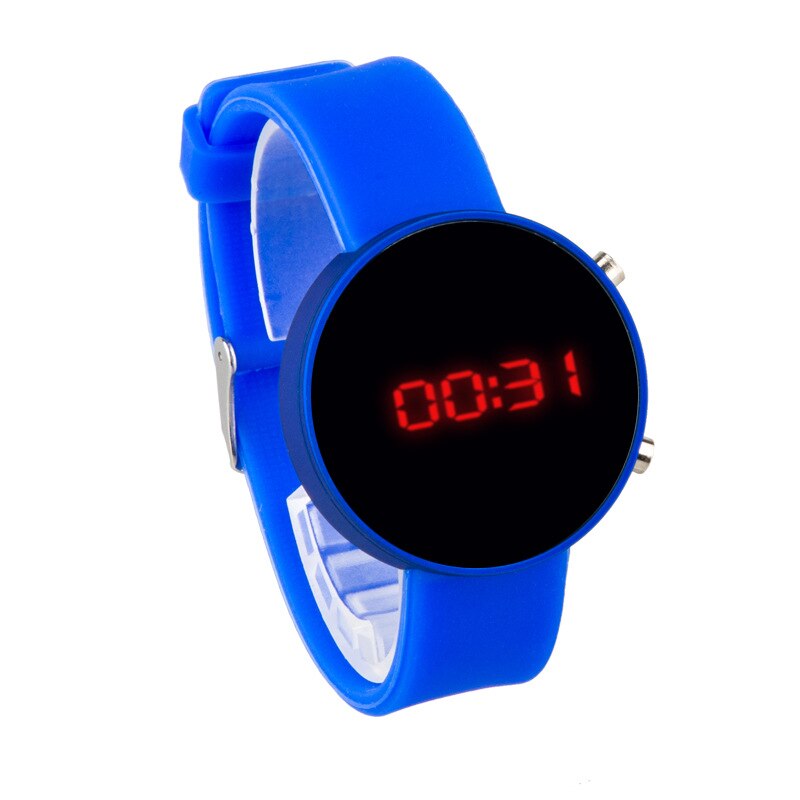 ¡Novedad de ! Reloj Digital LED electrónico Unisex con estilo para hombres y mujeres, reloj redondo rosa oro plata, zegarek damski
