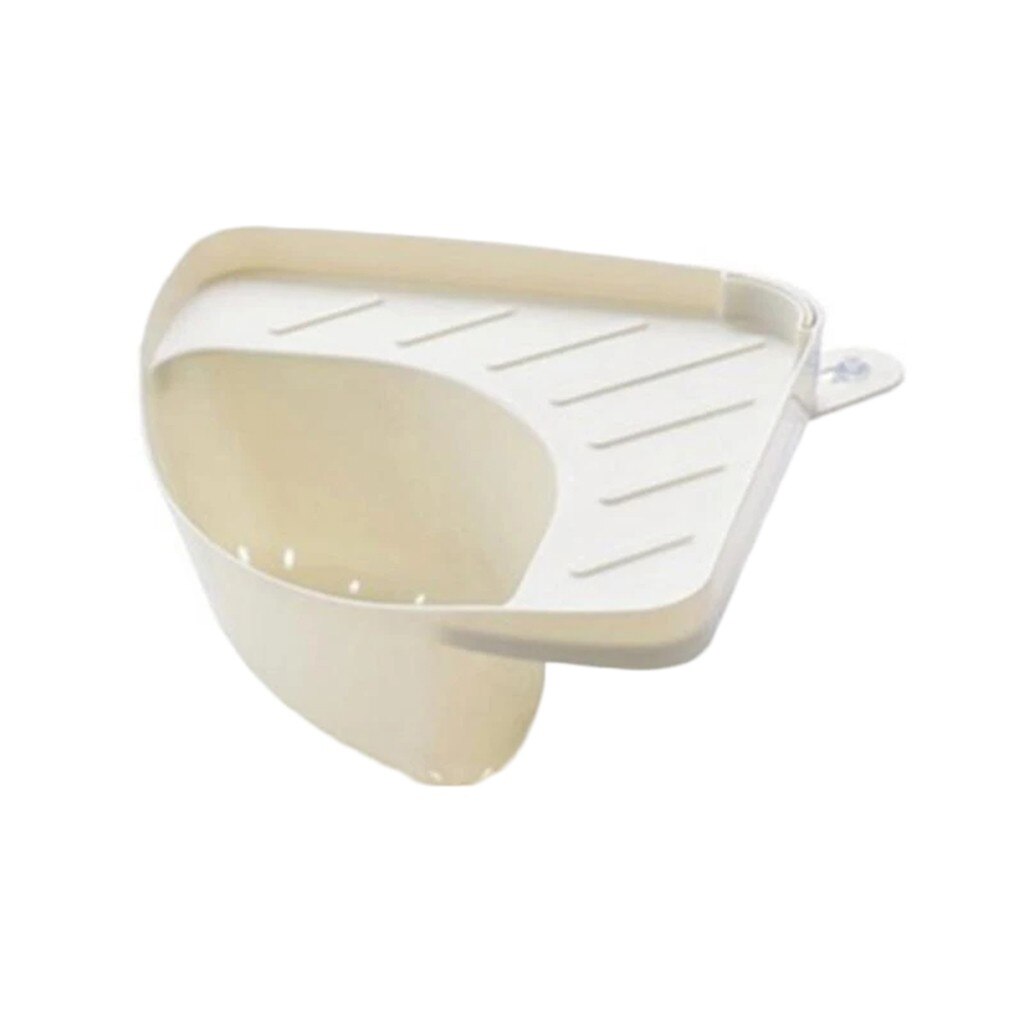 Home Baskets Food Residue Filter Rack Kitchen Drains Sink Strainer Filter Trash Food Catche: White