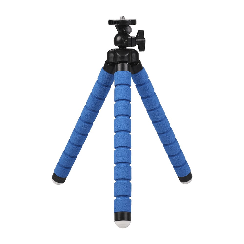 Colwyn Yi Medium Sponge Tripod Octopus Mobile Phone Digital Camera Bracket Gopro And Universal Accessories: Blue