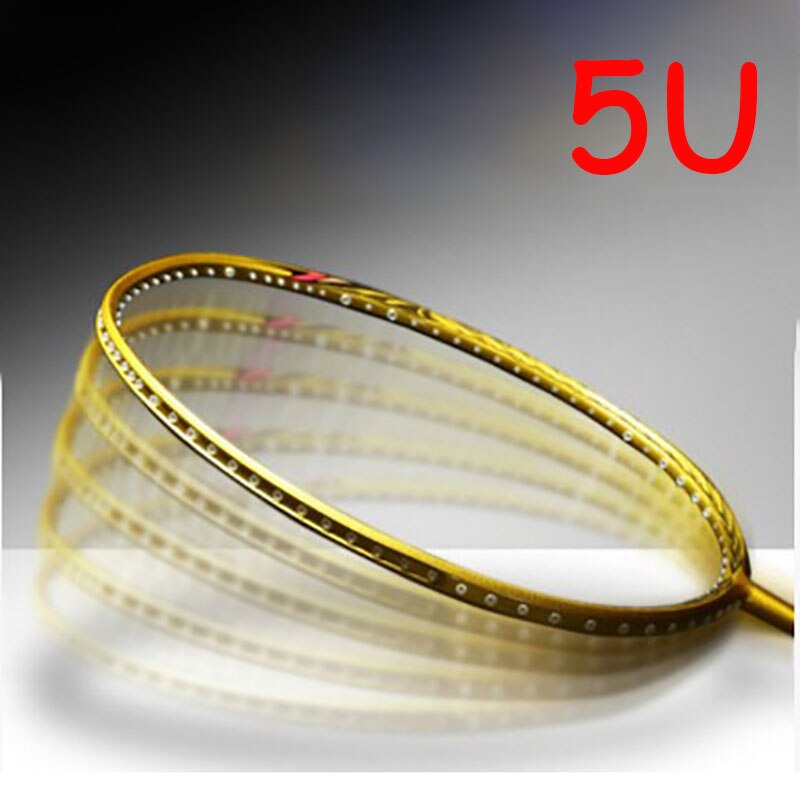 5U Badminton Racket Carbon G4 Ultralight Offensive Defensive Badminton Racket Racquet Training Sports With Bag