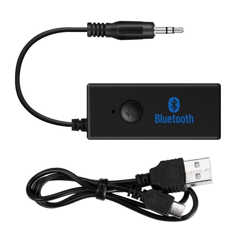 Auto Bluetooth Ontvanger 3.5Mm Jack Convert Aux Naar Draadloos Muziek Stereo Adapter Mic 3.0 Ondersteuning A2DP Bluetooth passen
