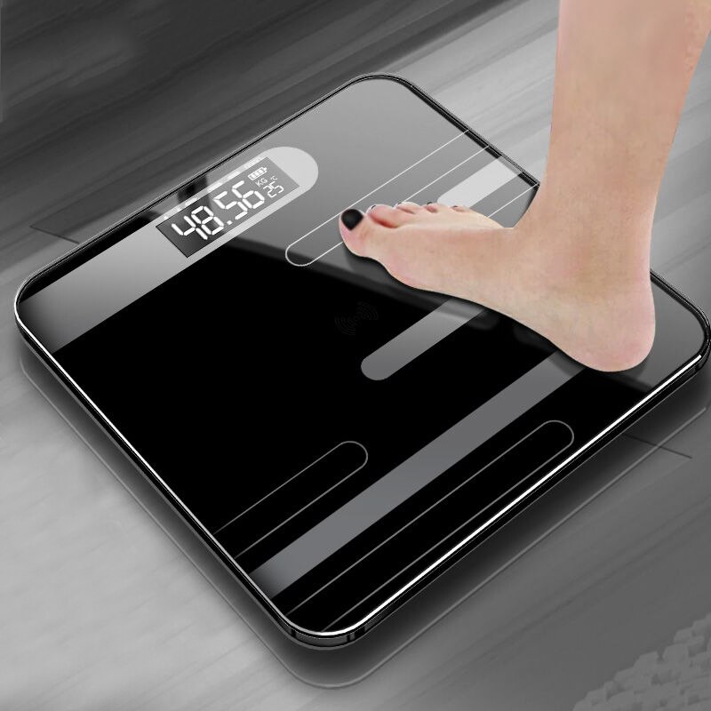Body Weighing Scale Smart Body Scales LCD Display Glass Digital Weight Scale Bath Scale Electronic Floor Scales Health Balance