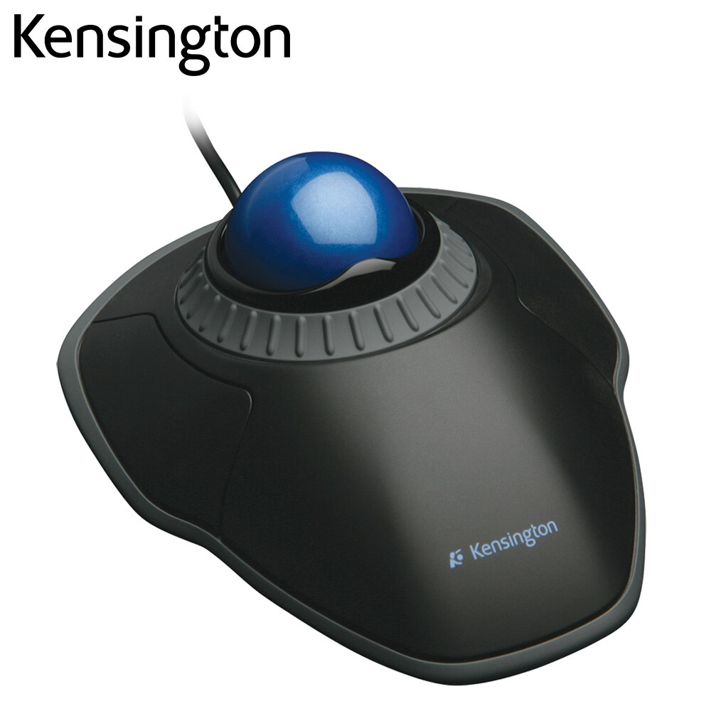 Kensington Original Orbit Trackball Mouse with Scroll Ring Optical USB for PC or Laptop with Retail Packaging K72337