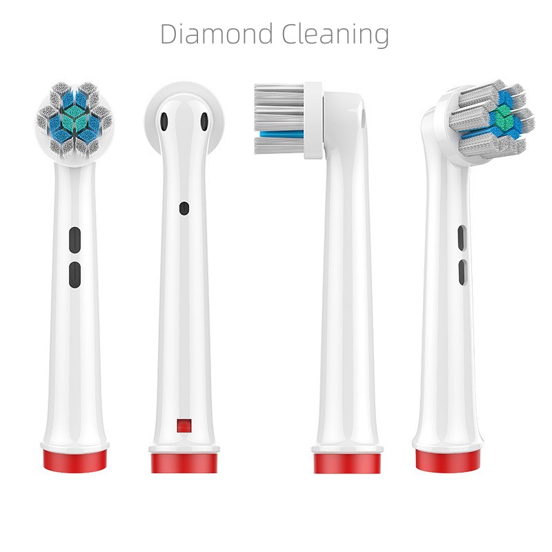 4Stck Dupont Borsten Elektrische Zahnbürste Köpfe Zähne Aufhellen/Tägliche Reinigung/Präzision Reinigung/Weiche Pflege Zähne funktion Für Oral B
