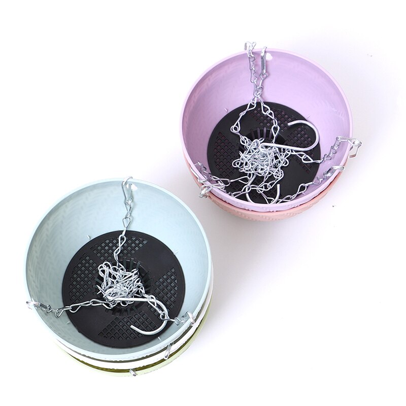 Łańcuch balkonowy wiszące donice kosz na kwiaty imitacja rattanu tkactwo narzędzia ogrodowe