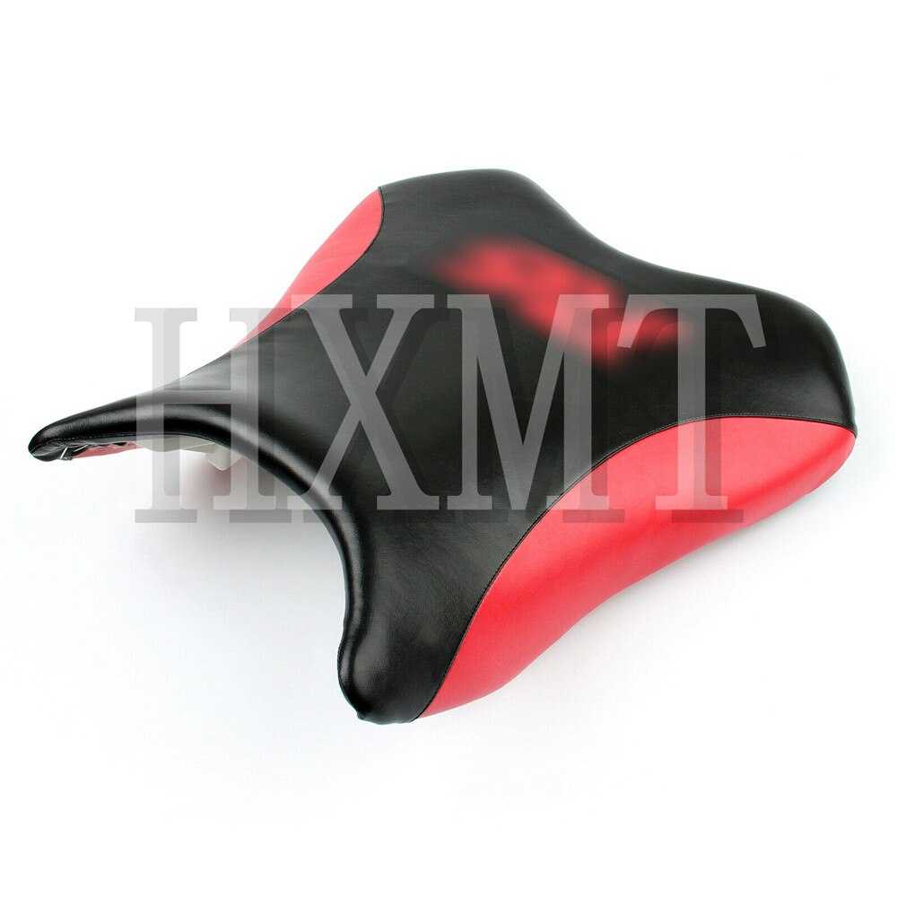 Asiento delantero para motocicleta Yamaha YZF600 R6 2006 2007, asiento del conductor, cojín, almohada YZF 600 YZFR6 06 07: Black and red