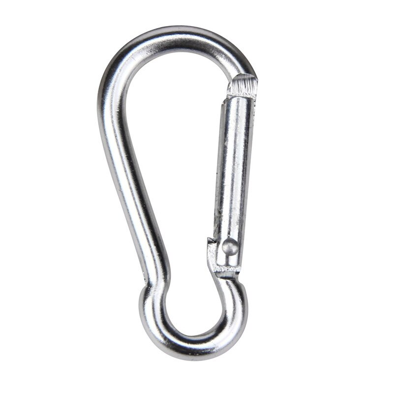 10 stücke Bunte Aluminium Legierung Karabiner Klettern Schwarz Frühling Snap Clip Haken Keychain Wandern Klettern Zubehör #4S11