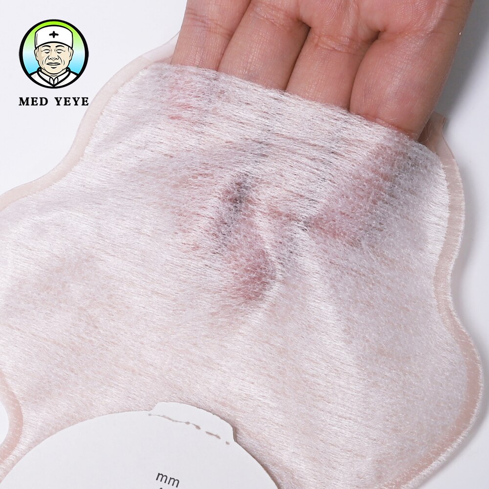 Kids one piece system ostomy bags 5 Pcs with soft non-woven fabrics lining and hook and loop fastener for kids day and night use