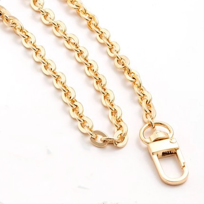Nowy O kształt łańcuch torby 6mm Metal wymiana torebka łańcuch Crossbody na ramię pasek torby dla Cluth mała torebka uchwyt DIY moda