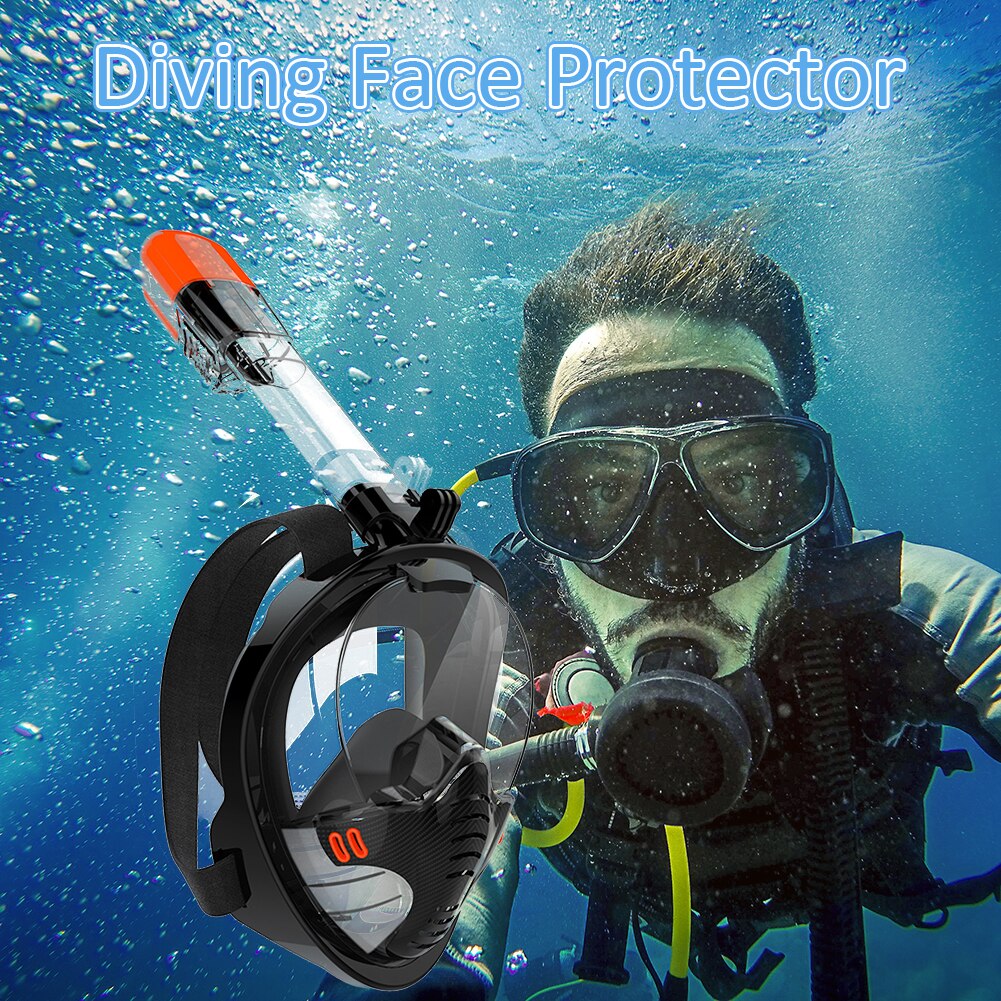 Underwater Scuba Diving Mask Full Face Anti Fog Swimming Respiratory Mask