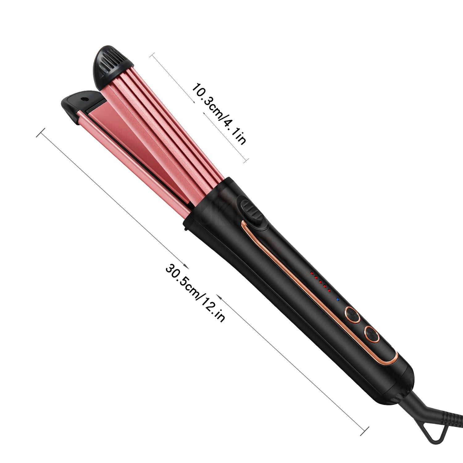 Cool Air Curler Hair Protection with Cool Wind Air Technology 2 in 1 Straightening and Curling Iron Portable Air Curling Wand: AU