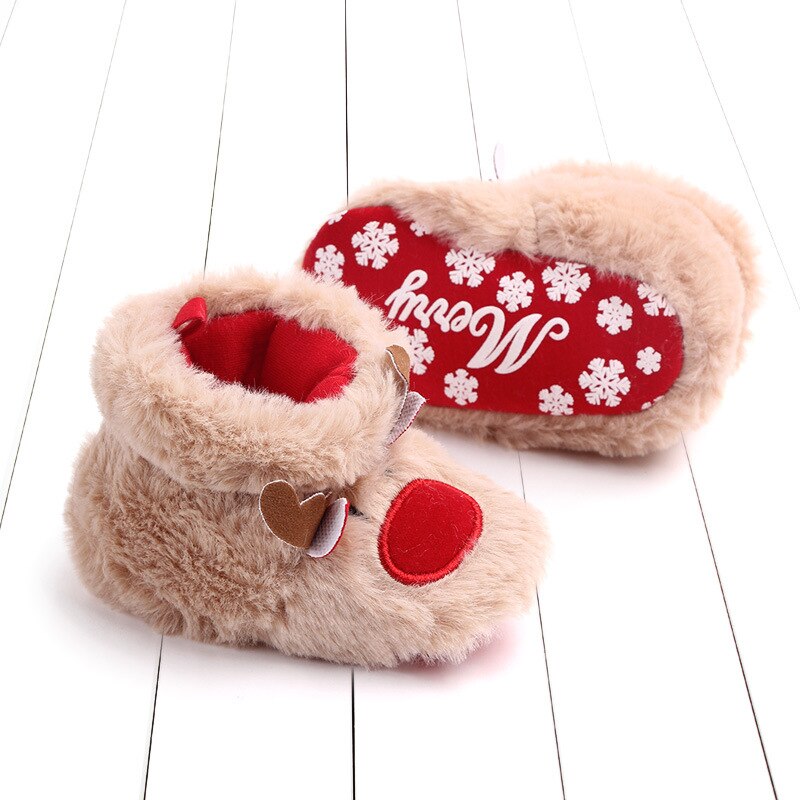 neue Winter Ufer Für Baby Mädchen Jungen Schnee BootsSoft Sohle Anti-Unterhose Krippe Schuhe Winter Warme Juwelütliche Bowknot booties