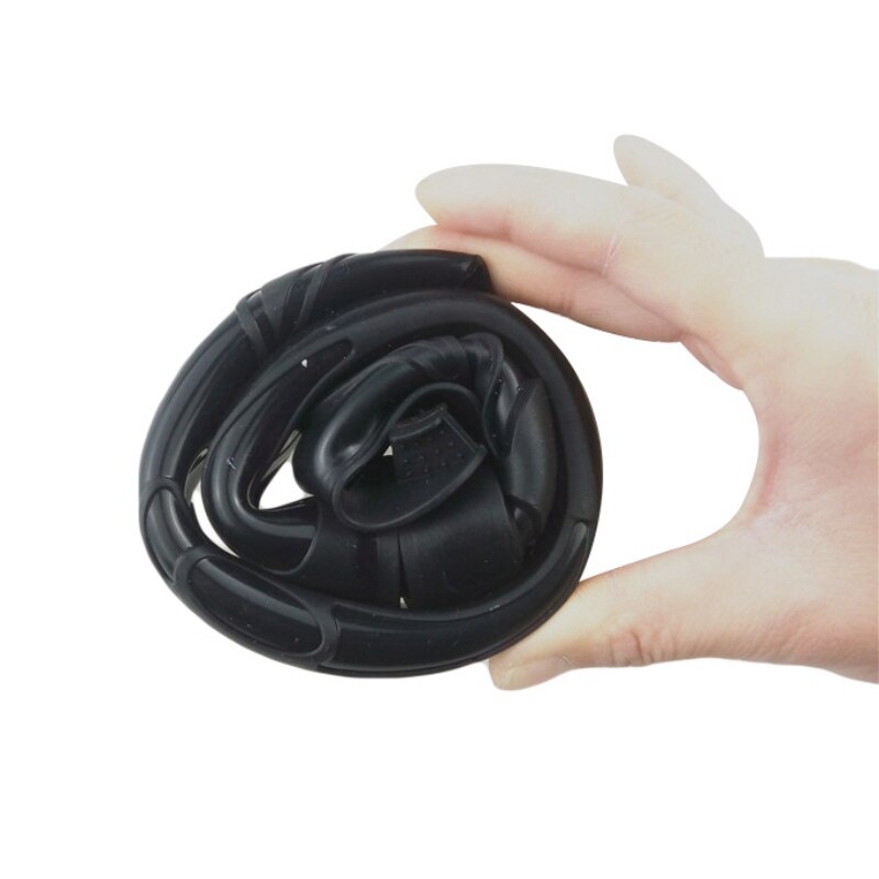 Tubo de respiración de Snorkel plegable de silicona Flexible enrolladas tipo húmedo completo para buceo Snorkel natación accesorios de agua