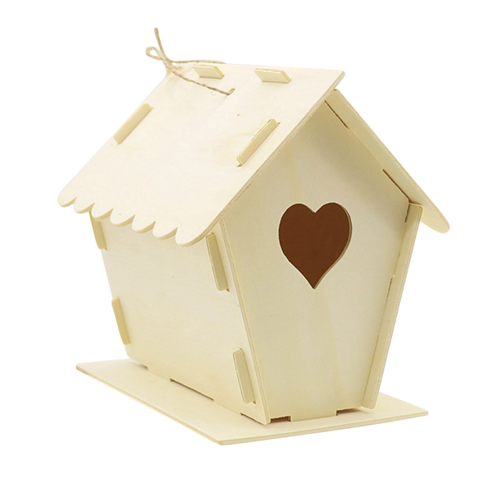 Grand nid Dox maison d'oiseau, boîte en bois faite à la main, Cage d'extérieur, maison d'oiseaux, décoration de jardin suspendue: G