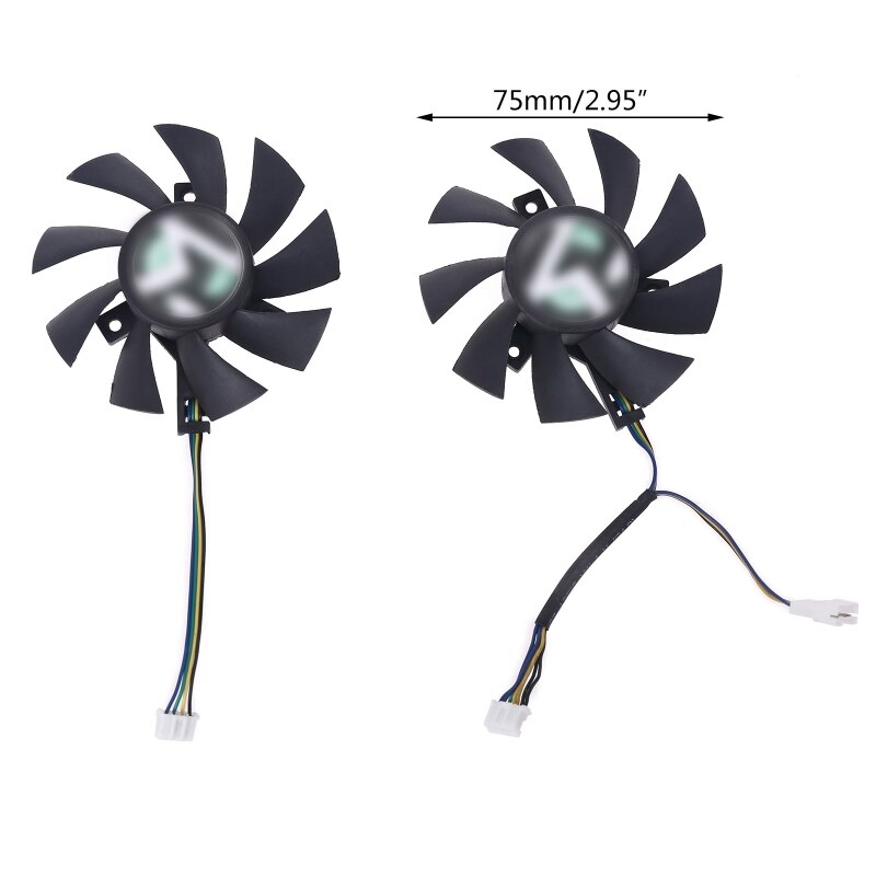 75MM RX570 GT710 730 GPU Cooler Cooling Fan For MAXSUN RX 570 Graphics Card fan 090F
