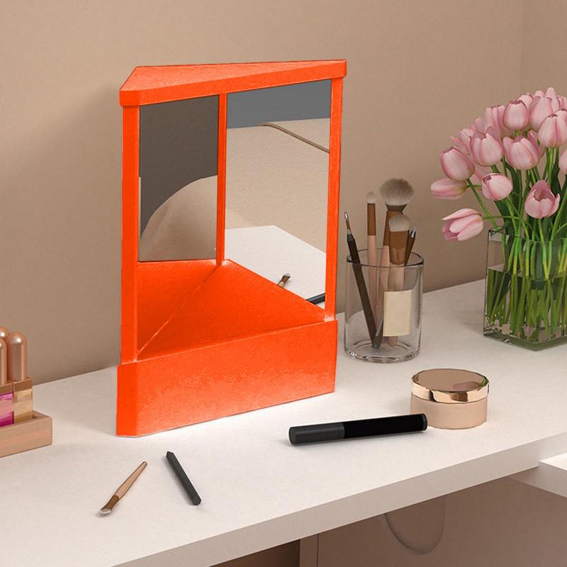 Niewrotne lustro Precyzyjne prawdziwe obrazy Lustro robić makijażu Lustro stołbyć winnym bez powiększenia Prawdziwe odbicia Narzędzie kosmetyczne