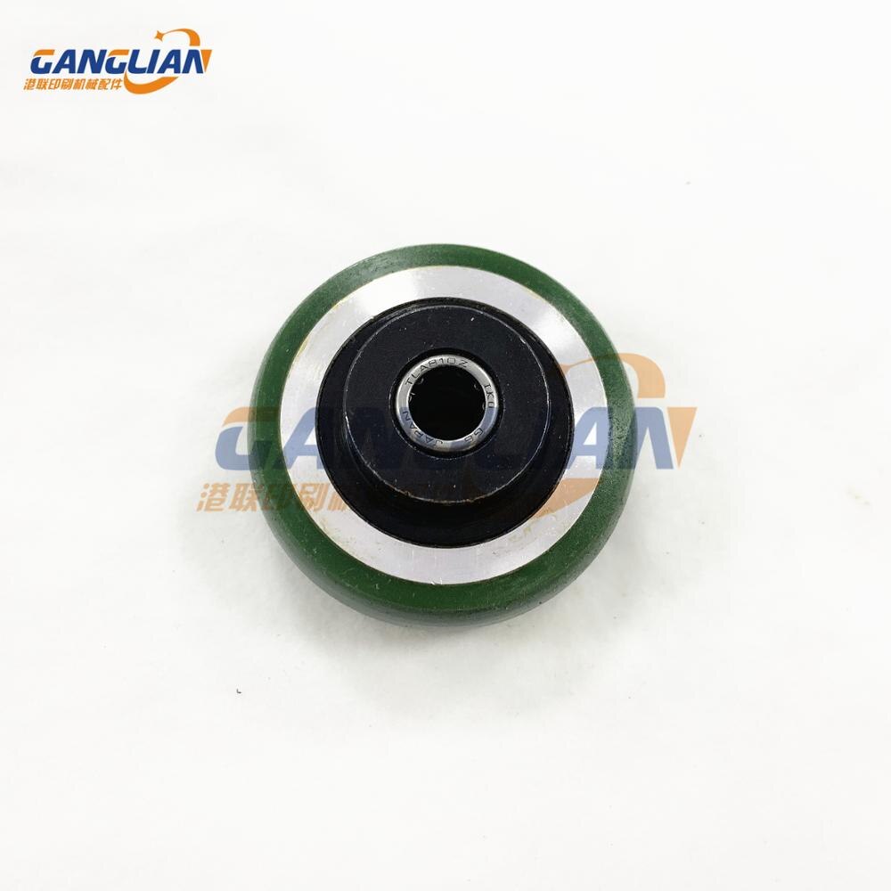 2 Pieces KBA Rubber Wheel 48X8X16X23mm Printing Machine Spare Parts