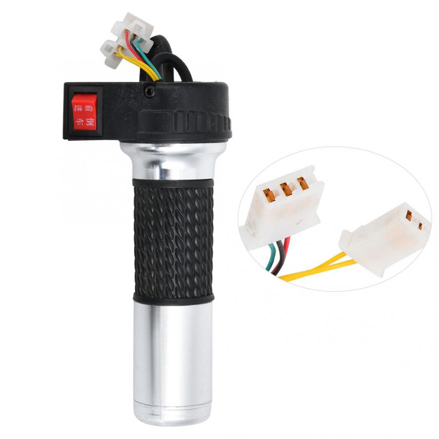 Electric Bike Throttle Handlebar E-Bike 3Speed Throttle Handlebar Speed Reverse Cruise Hand Grip Reverse Gear Throttle Handlebar