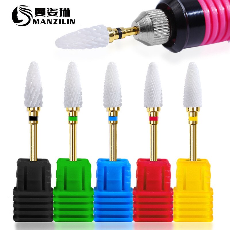 Keramische nagelboor frees voor manicure apparaat voor elektrische nagelvijl manicure pedicure machine accessoires