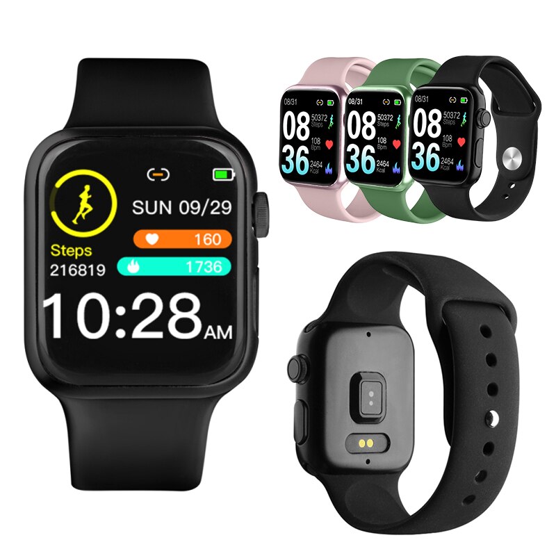 38mm IP68 Waterproof Swimming Bracelet Touch Heart Rate Blood Pressure Smart Watch For Android IOS P20 Smart Watch