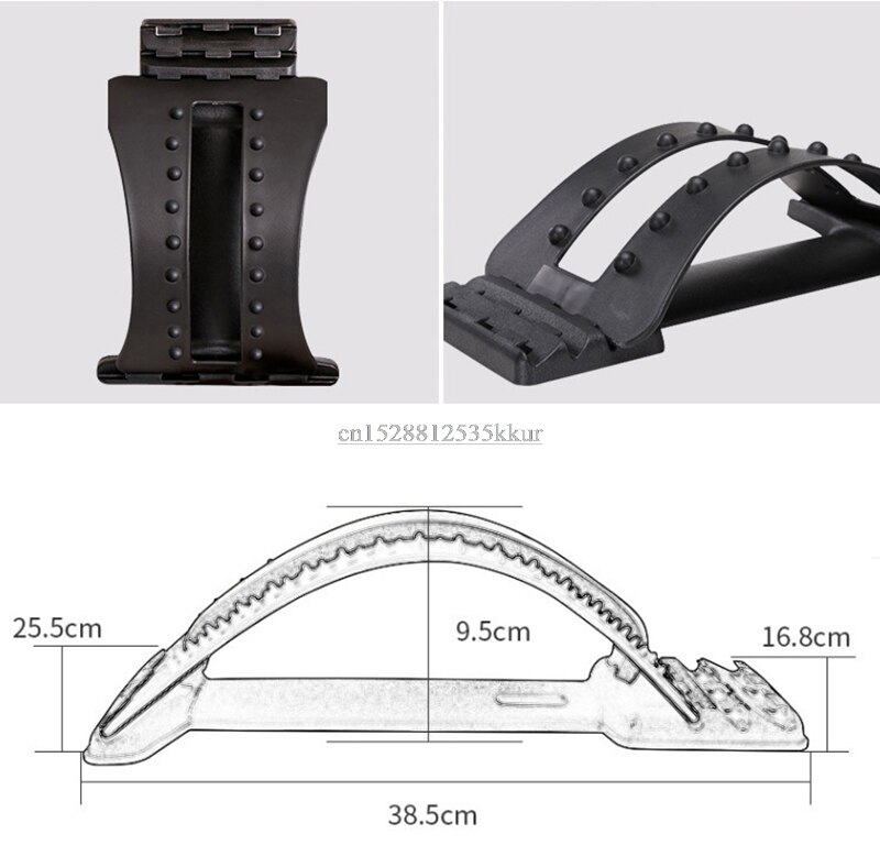 Back Stretching Equipment Back Massager Magic Stretcher Fitness Lumbar Support Spinal Pain Release Corrector Health Care
