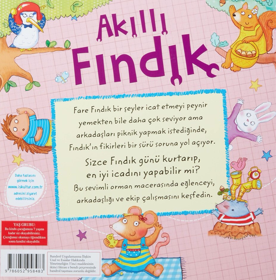 Boek, Kinderen, Turkse Taal, Smart Noten, 24 Pagina 'S, Isbank Cultuur Publicaties, kid 'S Onderwijs, Lezen Leren, Plezier