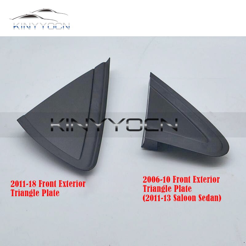 For Volkswagen VW Polo - Front Window Glass Triangle Plate Garnish Cover Panel Side Mirror Trim Exterior