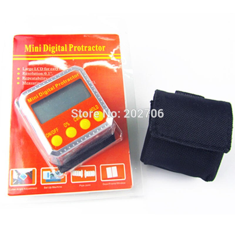 2sides magnets Digital Protractor Inclinometer Digital Bevel Box level tool electronic angle gauge