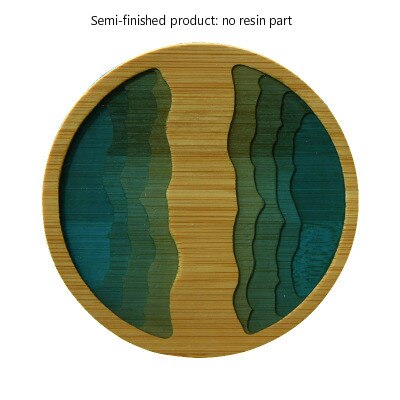 DIY UV Resin Wood Jewelry Molds for Making Resin Mat Decoration Handmade Jewelry Accessories Handcraft: round 4