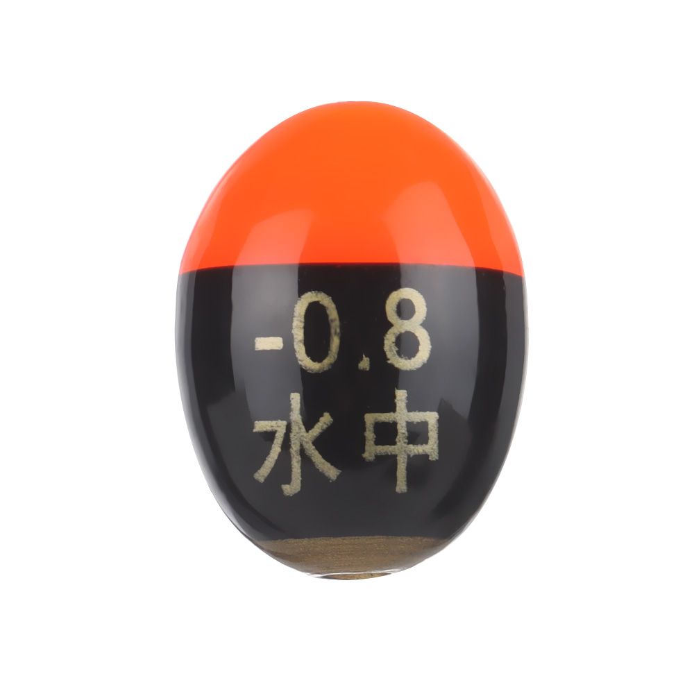 Sycamore Vissen Float Fall Slip Rock Zee Vissen Boei Puimsteen Anti-Collision Visgerei Accessoires Willekeurige Kleur: -0.8