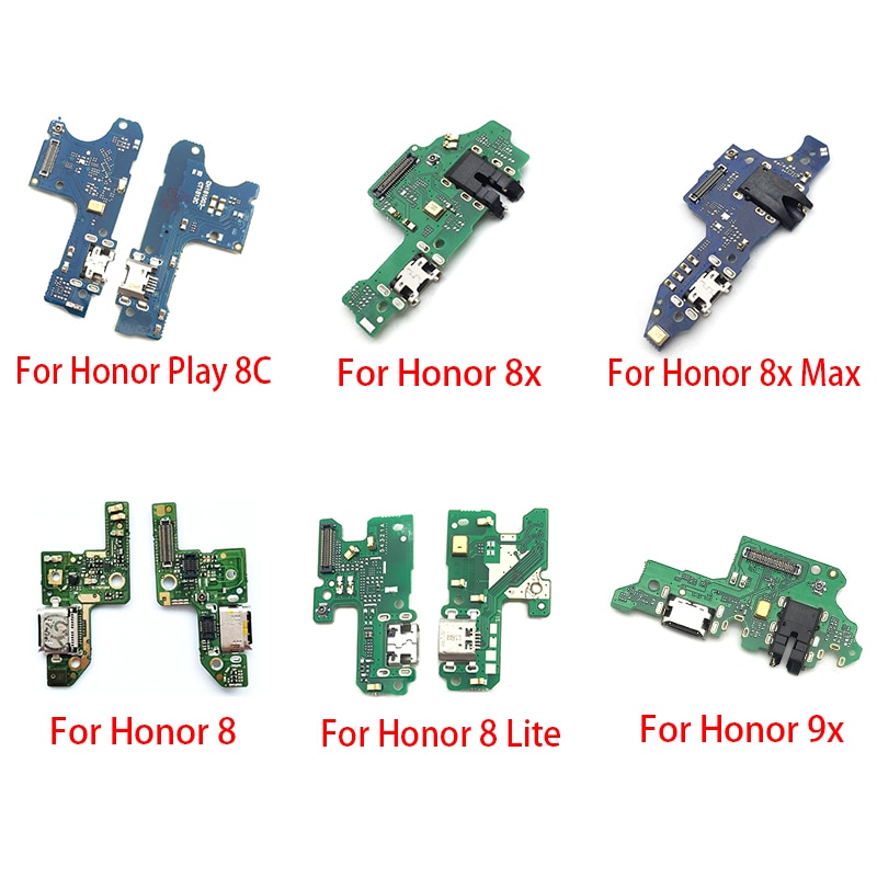 USB Charging Port Dock Charger Plug Connector Board Flex Cable For Huawei Honor 20 Pro 5A 5X 10 9X 8X Max Play 8C 8 9 lite 9S