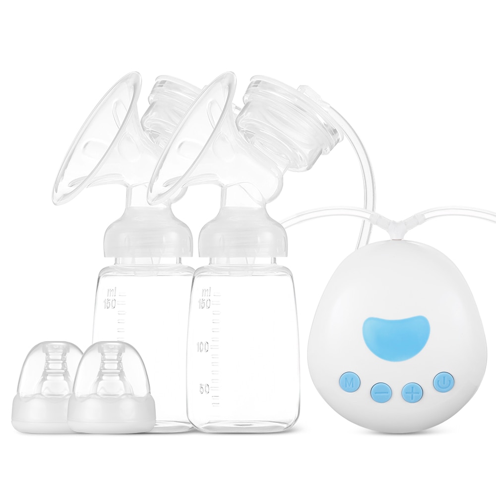 RealBubee Maternal Bilateral Electric Breast Pump Massage Postpartum Milking Lactator: Default Title