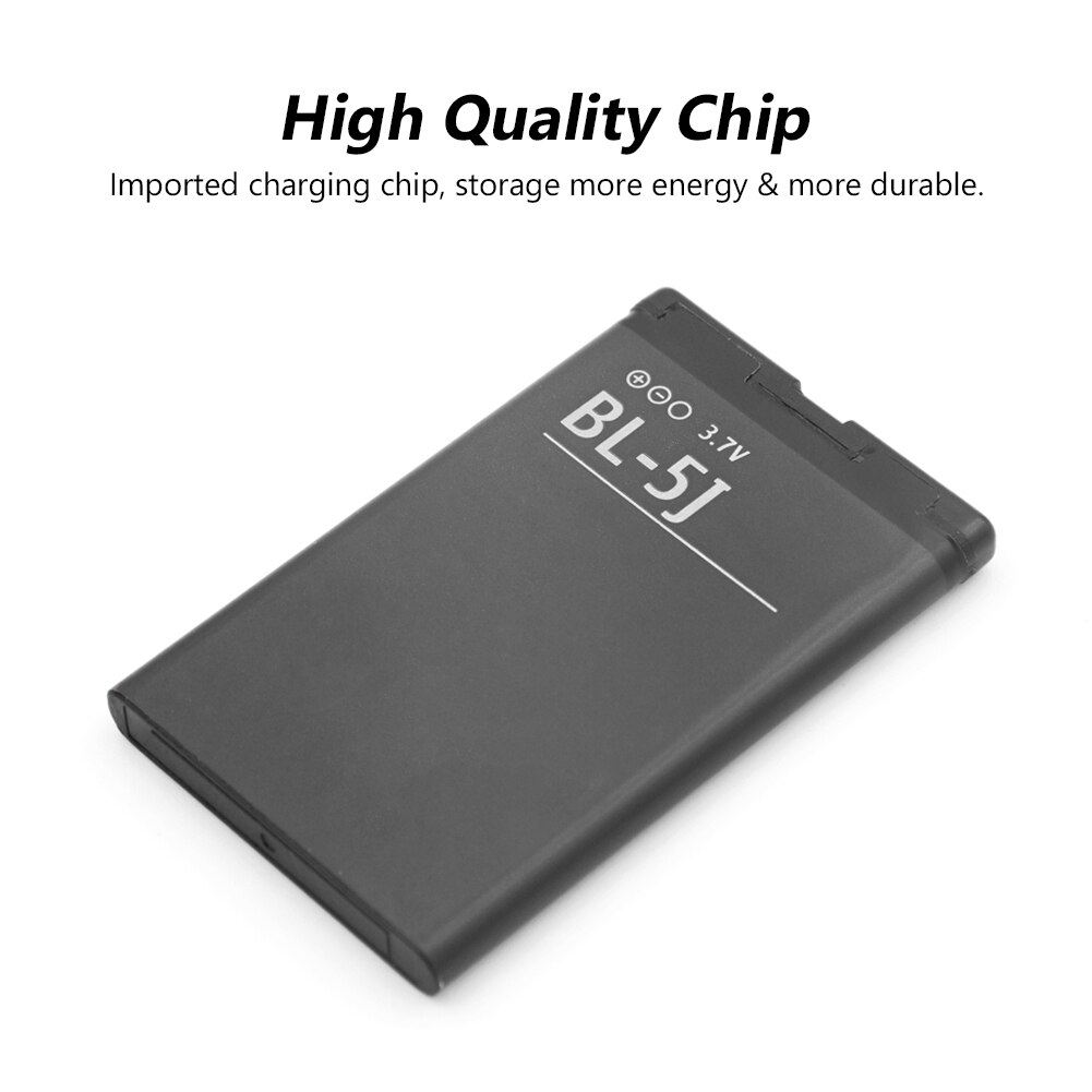 100% Originele Vervanging BL-5J Batterij Voor Nokia N900 Lumia 520 521 525 5230 5233 5238 5800 5802 X6 c3