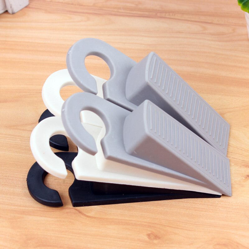 1Pc nowe drzwiowe zatrzymać typ haka klin gumowy stoper blokada drzwi blokada drzwi zabezpieczające dla dzieci zatrzymać: Default Title