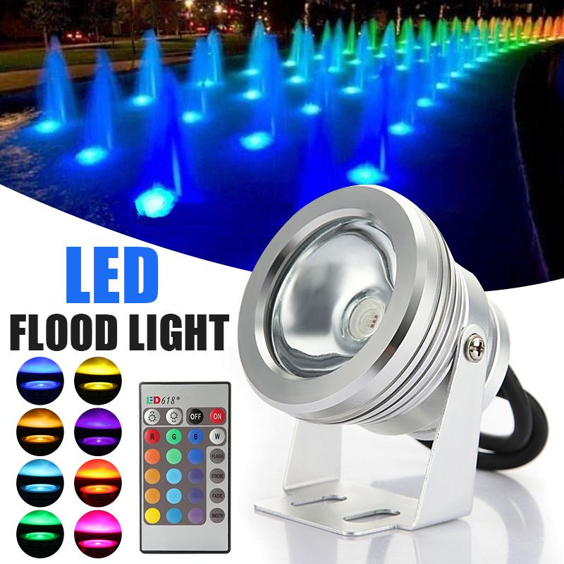 10W LED RGB Schijnwerper Led Licht Waterdicht IP68 Outdoor Verlichting Fontein Focos LED Piscina Lamp Licht