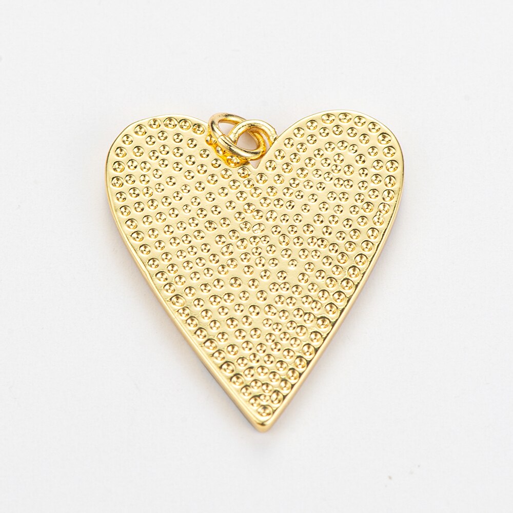 10 Kleuren Grote Emaille Hart Hanger Unieke Gouden Kleur Koper Romantische Liefde Bedels Voor Ketting Sieraden Maken Leuke Accessoires